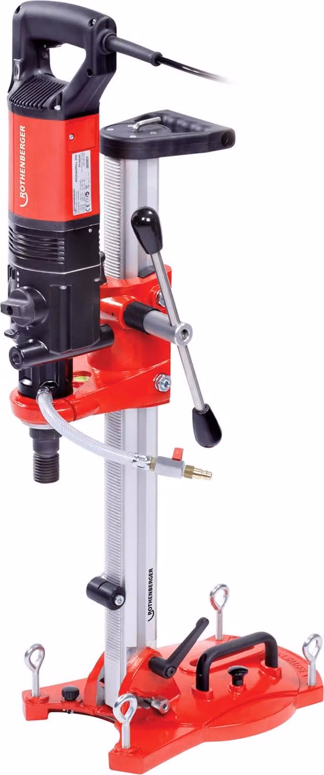 Sistema di perforazione Rothenberger / carotatrice RODIACUT 150 + impianto di perforazione RODIADRILL200