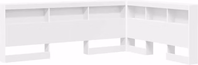 Testiera | Testata contenitore Bianco 160 cm Legno multistrato