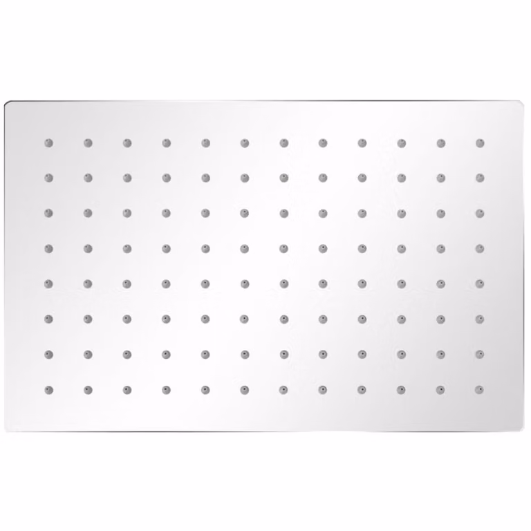 Soffione per Doccia a Pioggia 2 pz Acciaio Inossidabile 20x30cm
