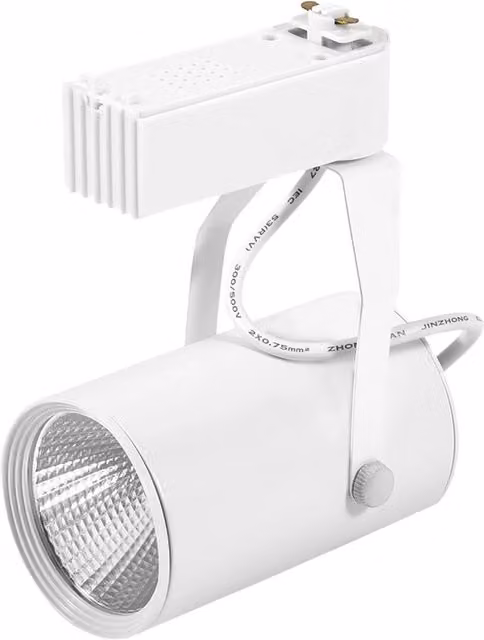 Faretto LED su Binario Trade Shop Traesio Snodabile, Luce Regolabile, Bianco, 40W