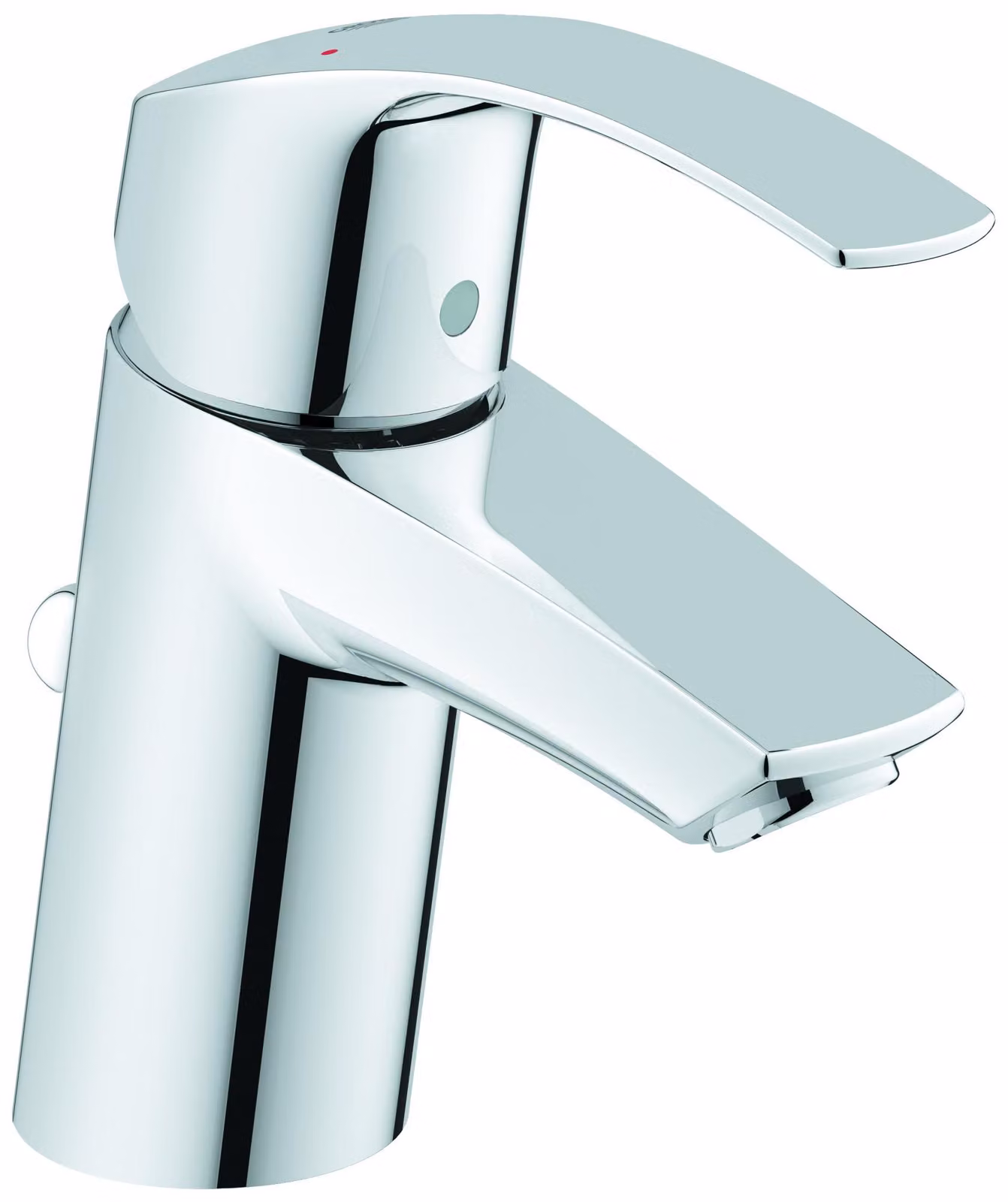 GROHE Einhandmischer Waschtisch Eurosmart NEU S-Size, mit Zugstangen-Ablaufgarnitur 11/4", verchromt