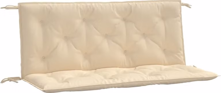 Cuscino per Panca Beige 120x(50+50)x7 cm in Tessuto Oxford