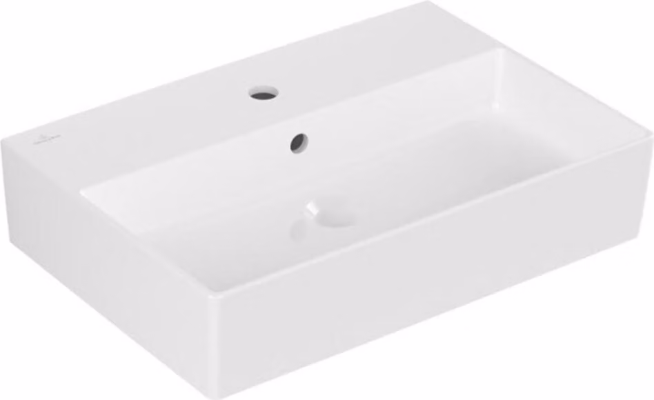 Villeroy & Boch Memento 2.0 lavabo mural, 1 trou pour robinet, avec trop-plein, poncé, 600x420mm, 4A226G01, 4A226G01
