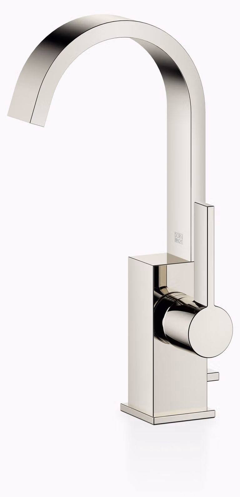 Dornbracht MEM Mitigeur monocommandé pour lavabos avec garniture d'écoulement, saillie 113mm, 33502782-08, 33502782-08