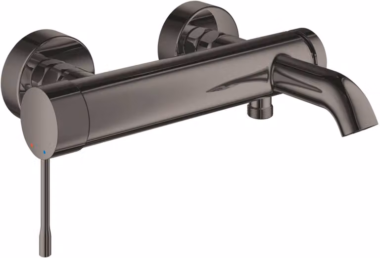 Grohe Essence Mitigeur monocommandé pour bain, montage mural, apparent, saillie 193mm, 25250A01, 25250A01