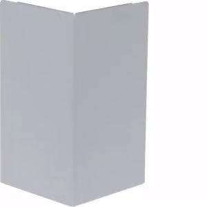 Copertura per angolo esterno in lamiera d'acciaio per canale di parapetto BRS, parte superiore 120 mm, zincata