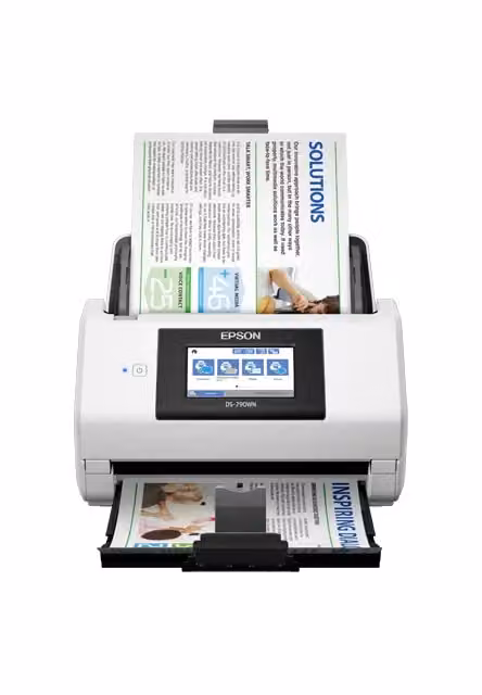 Scanner Epson WorkForce DS-790WN a caricamento foglio con connettività Wi-Fi, Ethernet e USB-C, Bianco e Nero – 2