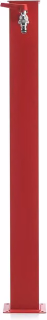 Fontana da Giardino con Rubinetto Belfer 42/Q in Metallo Rosso