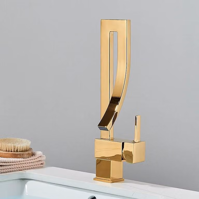 Miscelatore per lavabo, a soffitto, monocomando, Golden