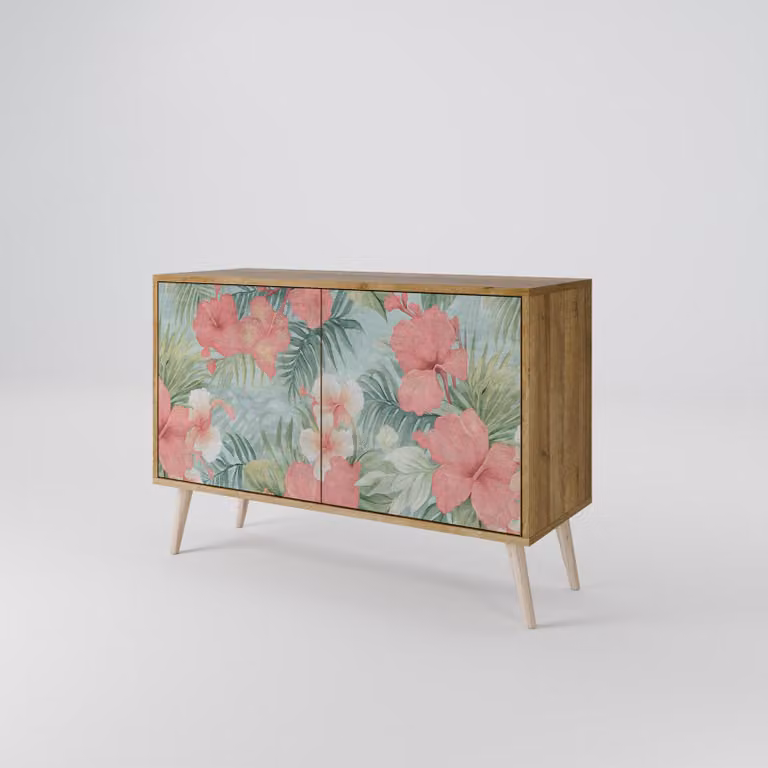 Cassettiera Spacerebels a 2 ante - credenza cassettiera - credenza alta - mobile guardaroba - soggiorno camera da letto - 57,5×111×42 (HxLxP)