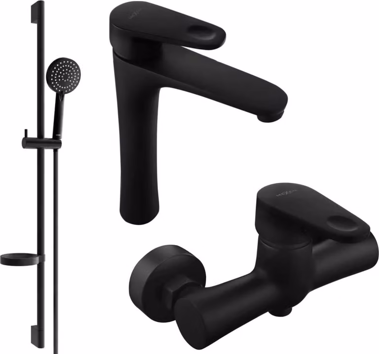 Mexen Kama DS75 set doccia, nero - 72514DS75-70