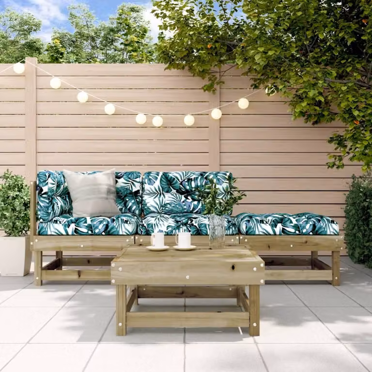 Maison Exclusive - Set da giardino 4 pezzi in legno di pino trattato