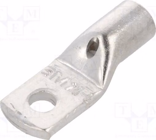 1 connettore a crimpare: connettore a tubo da 25 mm², collegamento a morsetto M5, stagnato, modello BM 01625, isolato