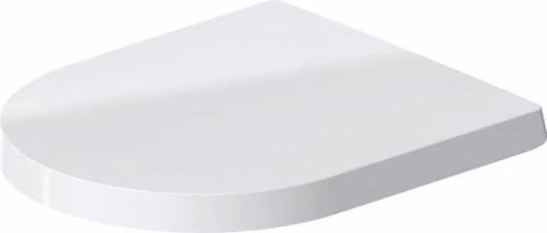 Duravit WC-Sitz ME by Starck Compact mit Absenkautom.,Scharniere edelstahl,weiss