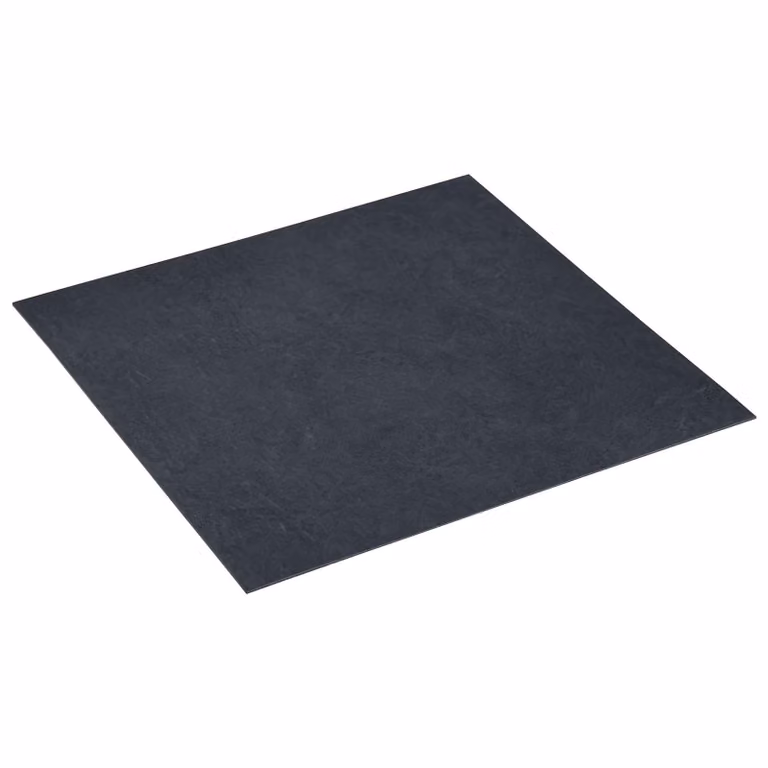 Plance per pavimentazione autoadesive vidaXL effetto marmo nero in stile moderno, L/P: 30,5 x 30,5 cm