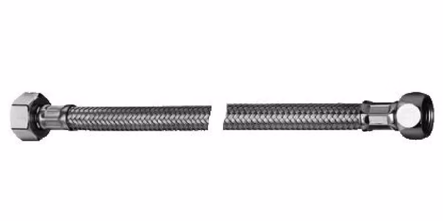 Tubo flessibile Clean-Fix S, flessibile 3/8" OD, 1/2" OD, L300, cromo