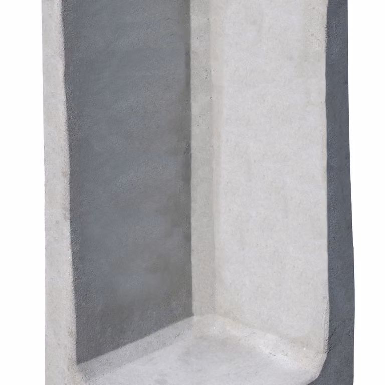 Diephaus L-Stein - ANGOLO GRIGIO 80/40/40/7 CM