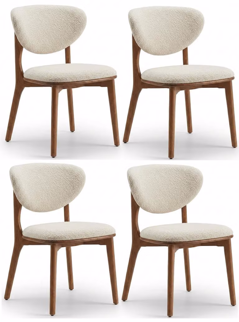 Sedie, stile moderno, colore marrone, comode, ideali per la sala da pranzo, pratiche e confortevoli