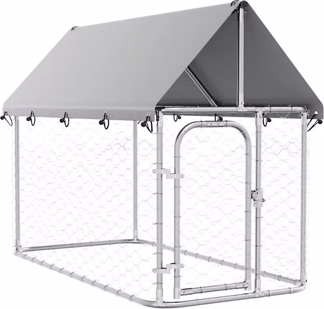 Gabbia per Cani da Esterno con Tetto-Cassa per cani 200x100x150 cm