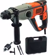 Tassellatore e Scalpellatore SDSplus Black+Decker 800 W 2,2 J Nero e Arancione