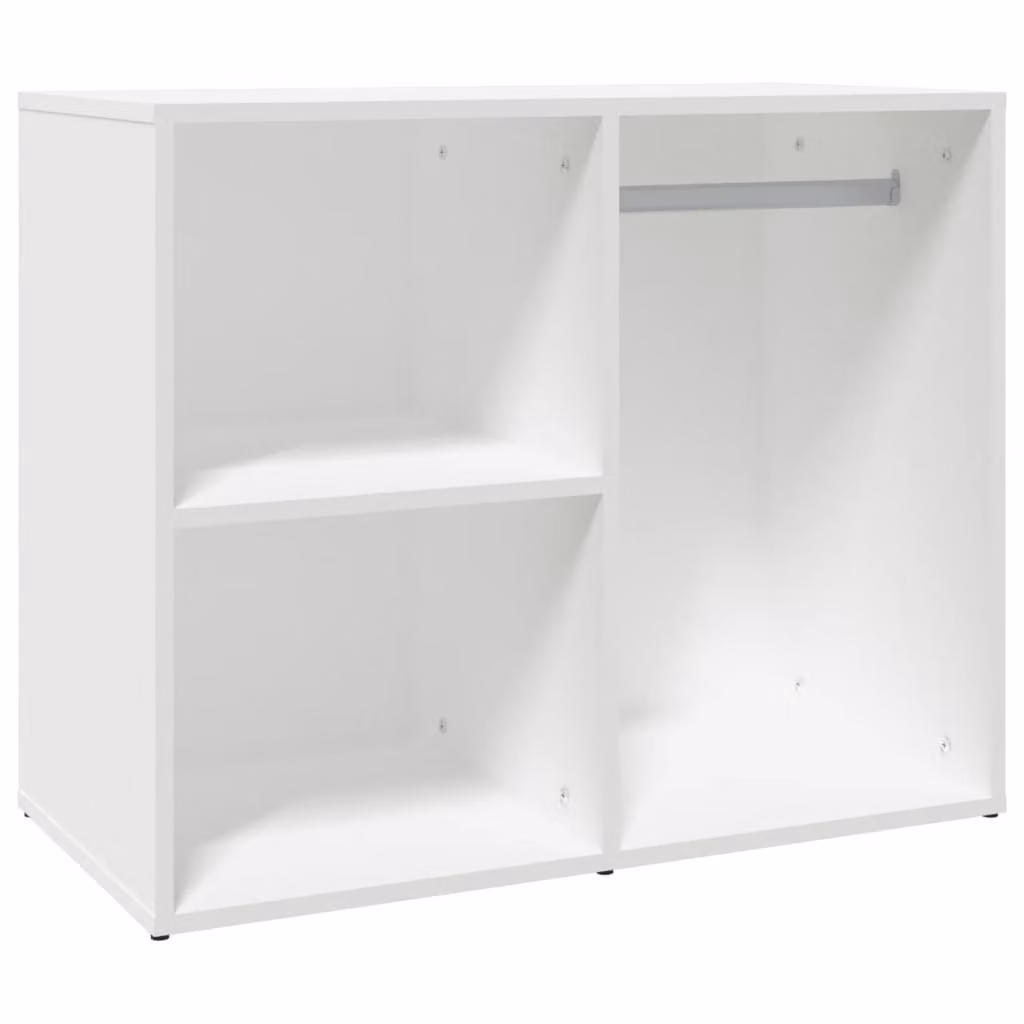 Armadietto per Cosmetici Bianco 80x40x65 cm Legno Multistrato