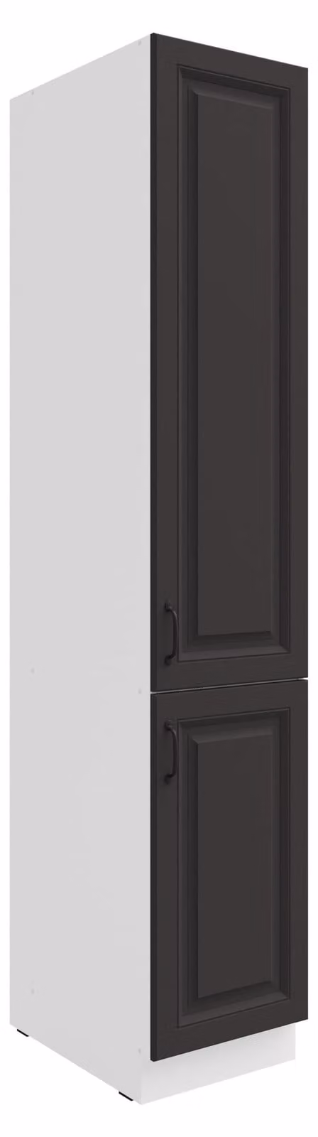 Armadio alto per dispensa da cucina, 40 cm, modello Stilo, colore grigio, ideale per cucine a parete o blocchi cucina