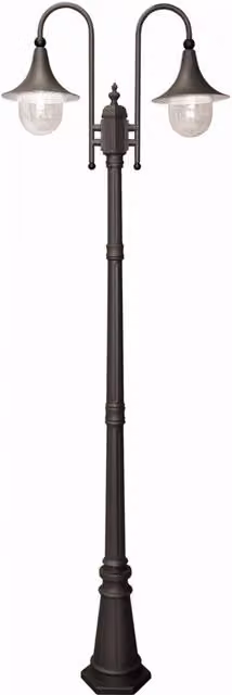 Lampione da giardino Boston Kaja K-8132 nero 2xE27