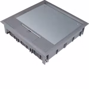 Hager VQ12127011, acciaio satinato, conforme alla norma EN50085-2-2
