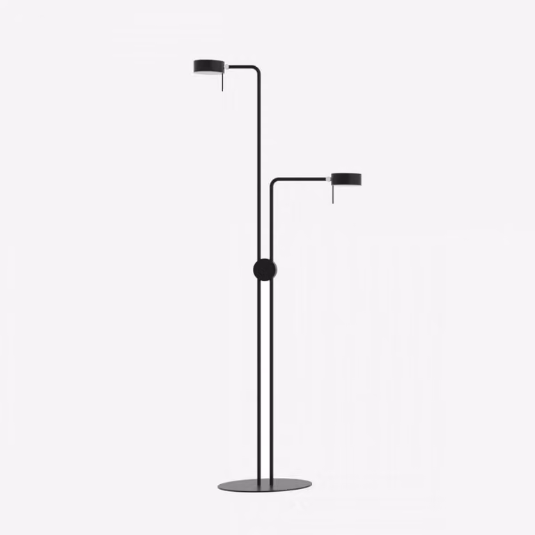Lampada da terra LUCIS OMNIA 19 W LED 4000 K, vetro acrilico bianco LR2.K2.O2.60