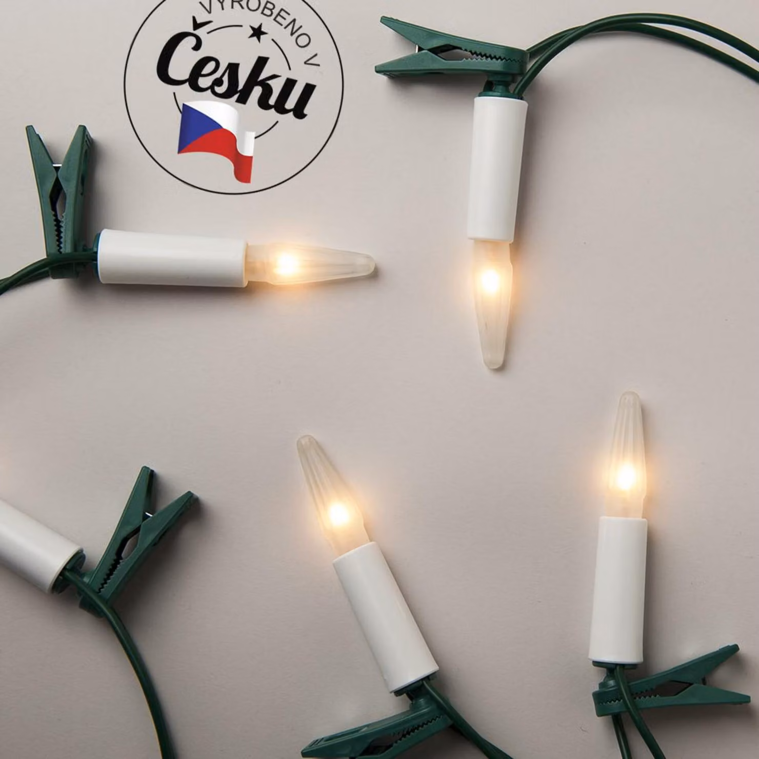 Set Exihand Asteria bianco SV-16, 16 lampadine da 14 V/0,1 A con attacco bianco