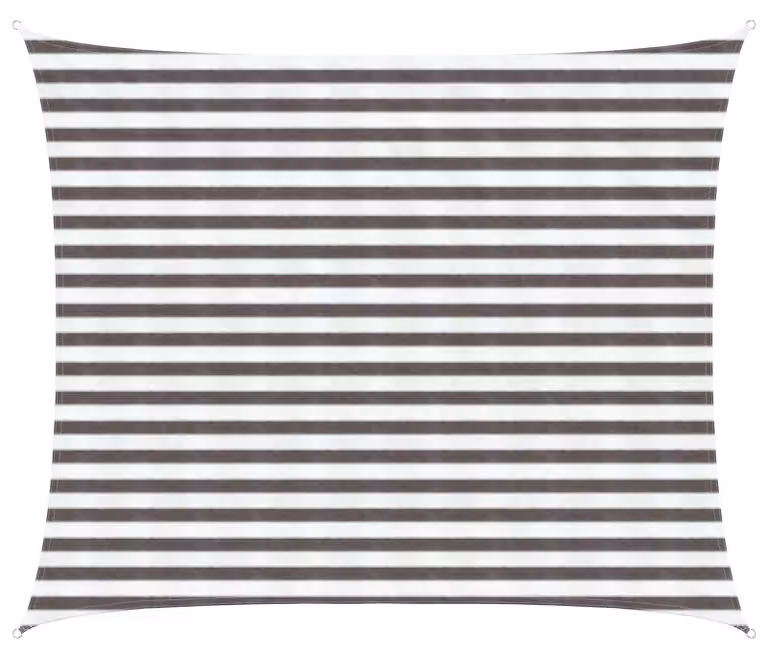 Telo Ombra Grigio chiaro e bianco 2,5 x 3,5 m HDPE