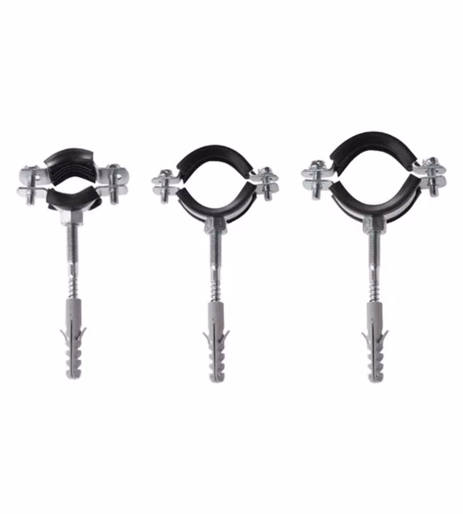 Idrobric Collari Isofonici 110 mm Set 2 Pezzi Acciaio Zincato EPDM