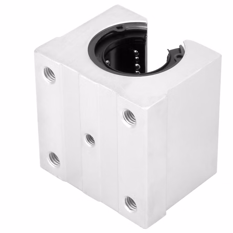 Blocco di scorrimento del cuscinetto lineare aperto in alluminio da 30 mm SBR30UU