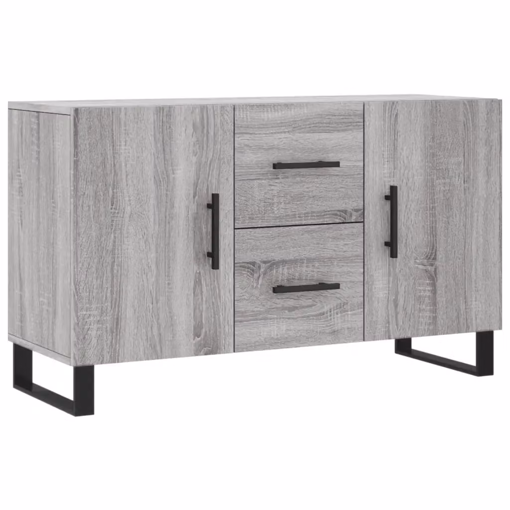 Credenza Buffet Design Mania Grigio Matt per Cucina e Soggiorno L: 100 cm, P: 36 cm, H: 60 cm – 2