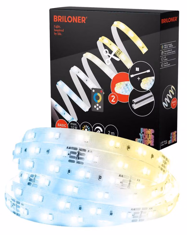 Pimp Your Stripe Starter kit LED Strip 2 m, CCT, telecomando