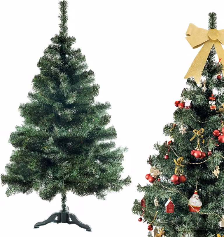 Creative Home Albero di Natale Artificiale 150 cm | Albero Realistico, Folto | Decorazione Natalizia | Rami Densi di Verde Profondo con Base Stabile