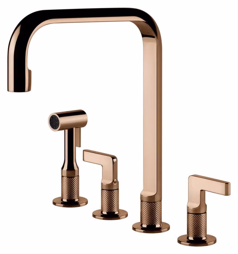 Gessi 58703, Azionamento a trazione, Ottone, Valvole a sfera, Doppie, 3/8", 120°