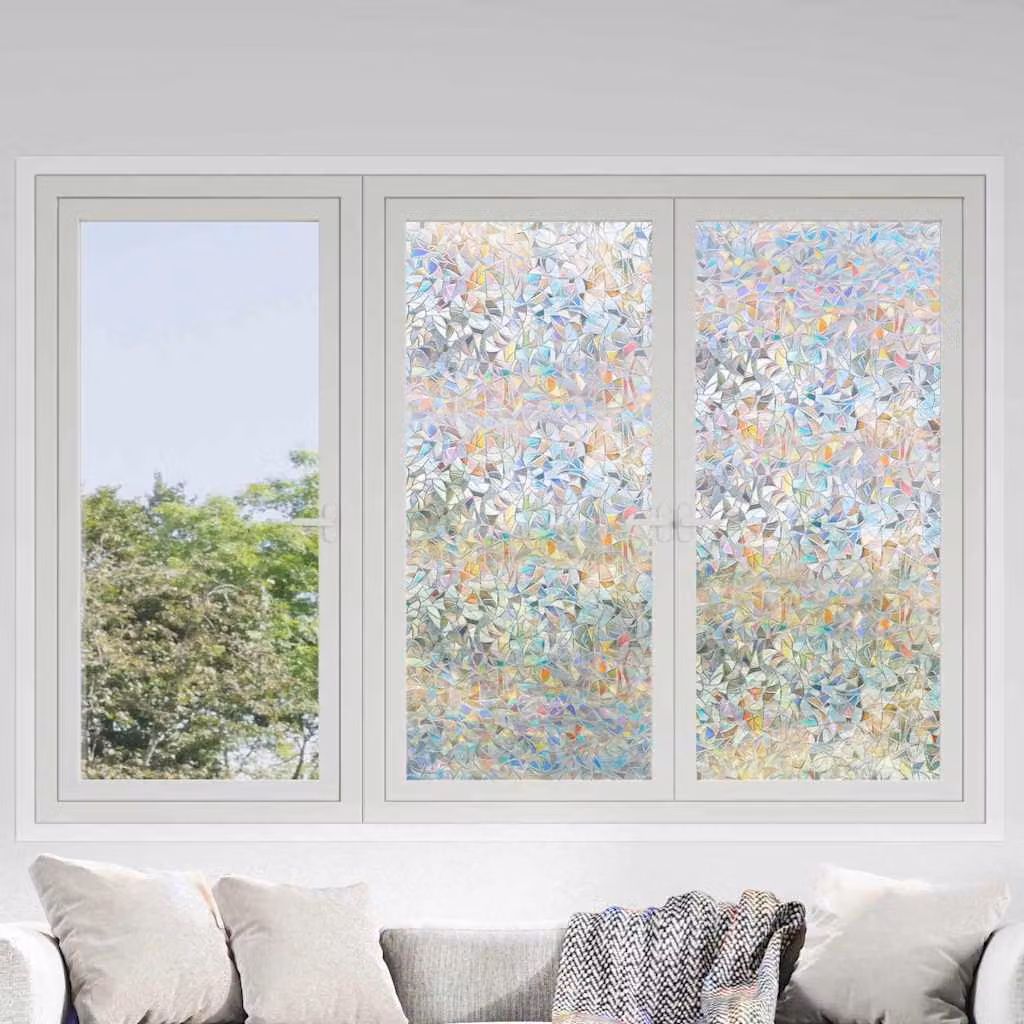 Pellicola statica trasparente per finestre vidaXL in PVC, L: 90 cm x P: 2000 cm
