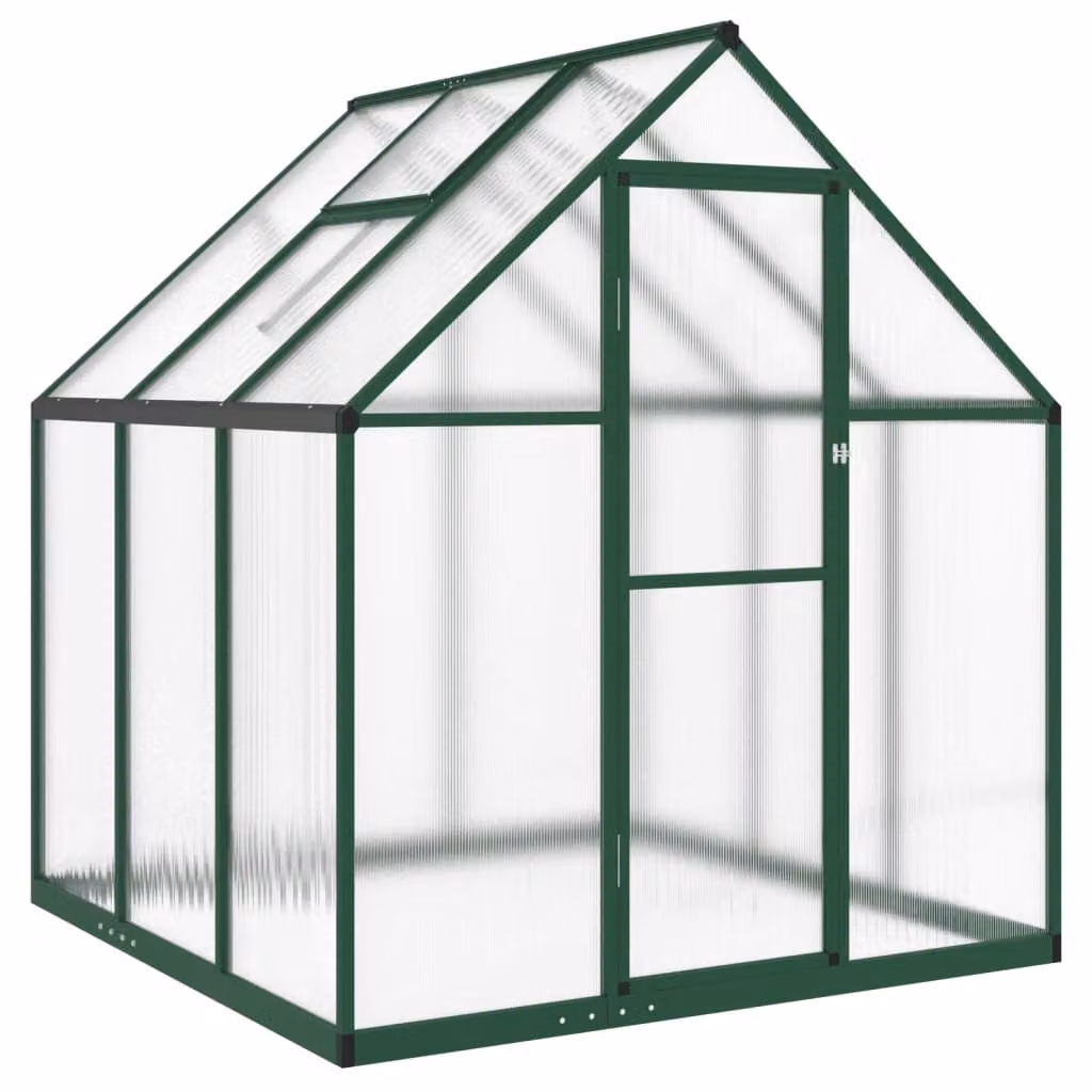 Telaio Serra con Base Verde 169x169x195 cm in Alluminio