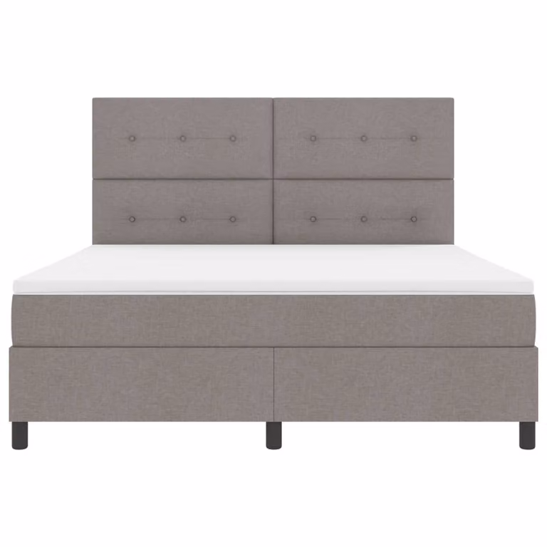 Letto a molle con materasso vidaXL Talpa con illuminazione LED e porte USB in tessuto, L/P: 180 x 200 cm
