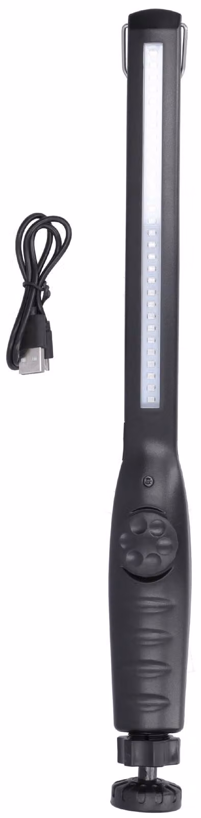 Lampada da lavoro a LED UV, torcia portatile ricaricabile a barra per ispezioni UV