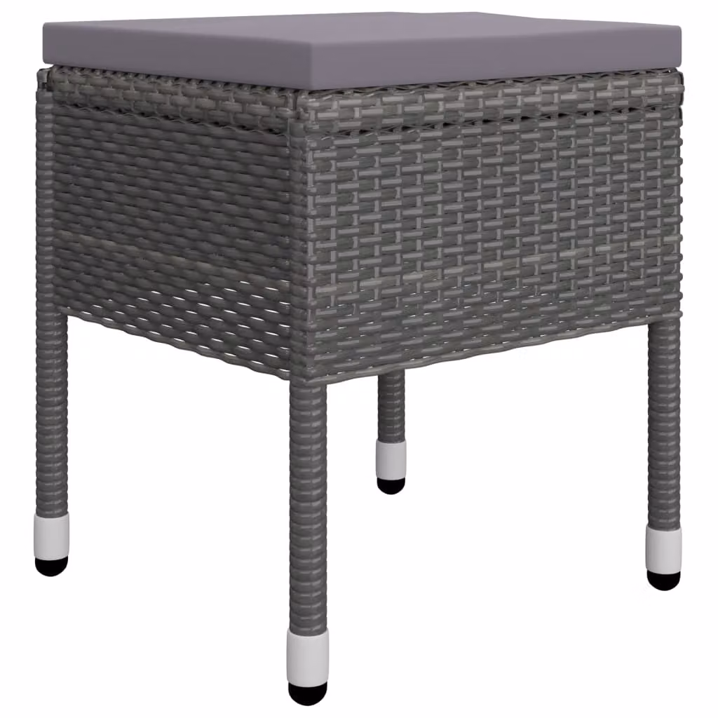 Maison Exclusive - Set da pranzo da giardino 5 pezzi, grigio