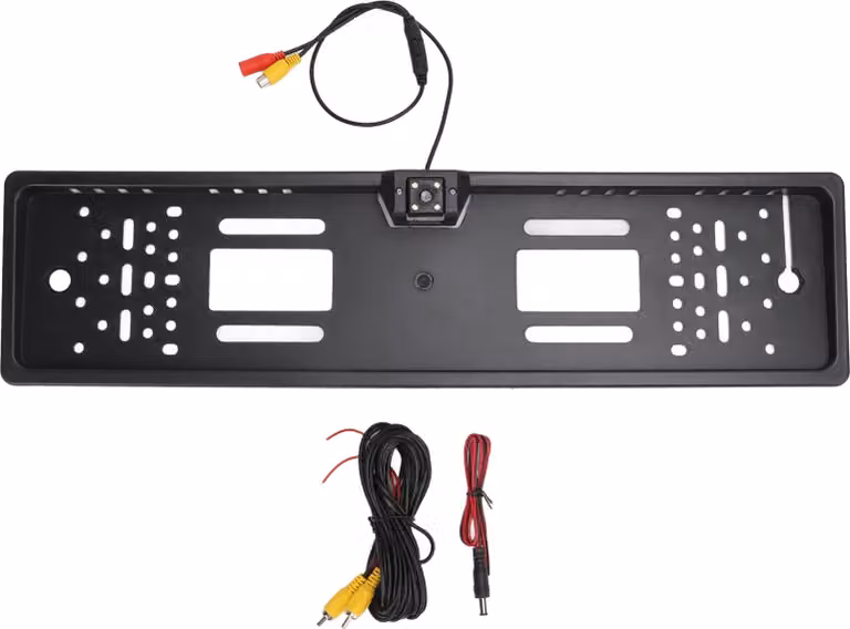 Telecamera di backup della cornice della targa CCD AHD visione notturna IP68 impermeabile ultra grandangolare per auto SUV MPV RV