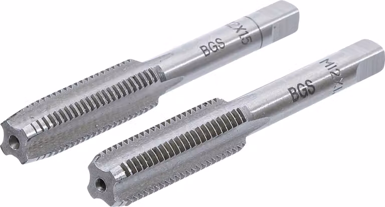BGS Rubinetto M12 x 1,5 per prefinitura e finitura, 2 pezzi - 1900-M12X1,5-B