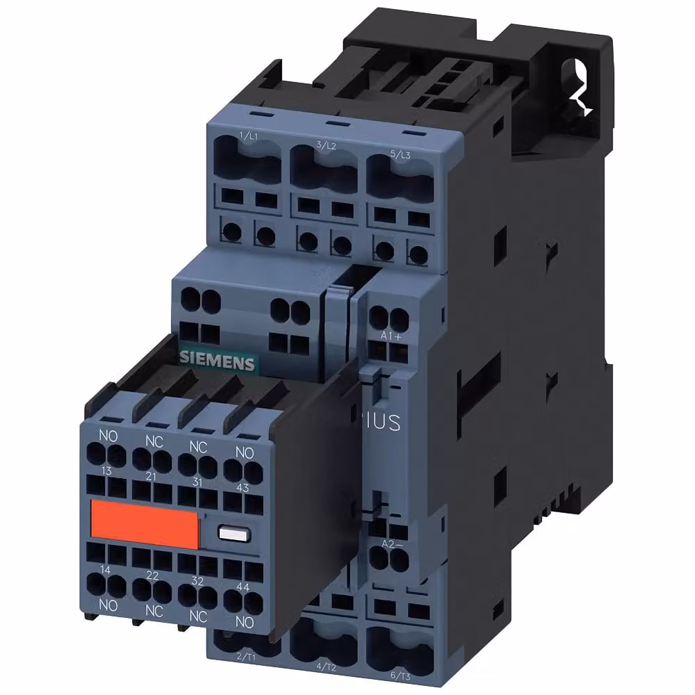 Contattore 5,5kW/400V 2NO+2NC 24V - Contattore magnetico 17A 24VDC 3RT2024-2DB44-3MA0