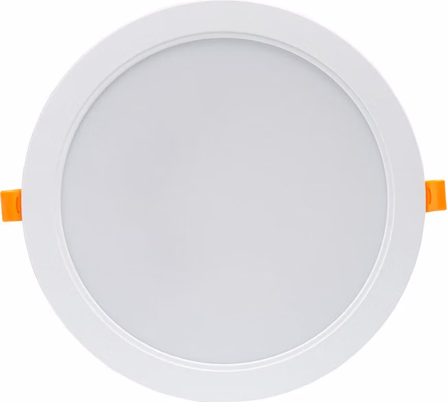 Spectrum LED Lampada da incasso Downlight DURE 3 Bianca rotonda Ø22cm IP54 24W 2900lm Luce diurna 6000K bianco freddo 110°