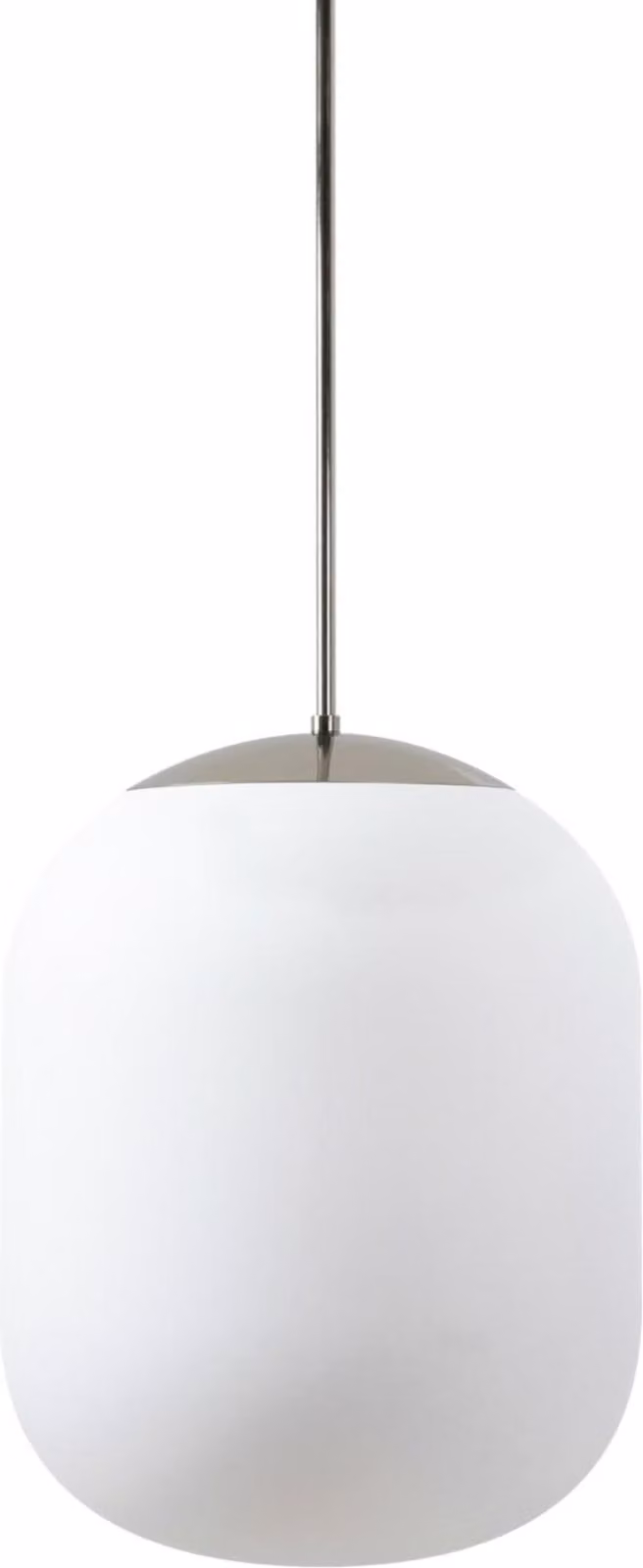 OSMONT TAN62272 TANIA P1 HP apparecchio a sospensione in vetro acciaio inox lucido / bianco IP40 3000 K 52W LED