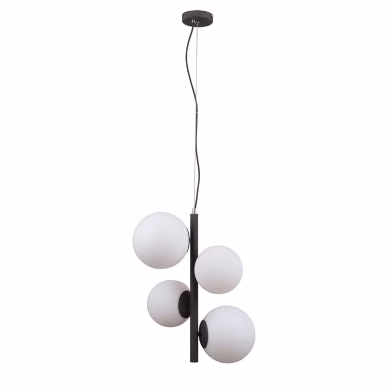 Italux Riga lampadario moderno nero PND-44213-4A-SBL