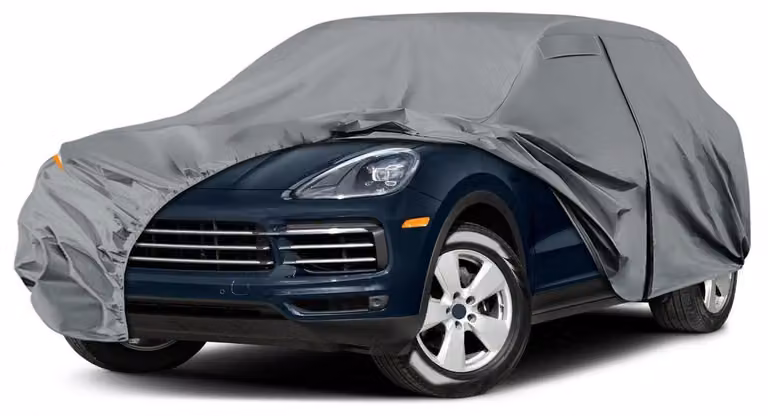Copertura impermeabile per auto, adatta per Porsche Cayenne dal 2009 al 2025, ideale per uso esterno in tutte le condizioni atmosferiche, colore grigio