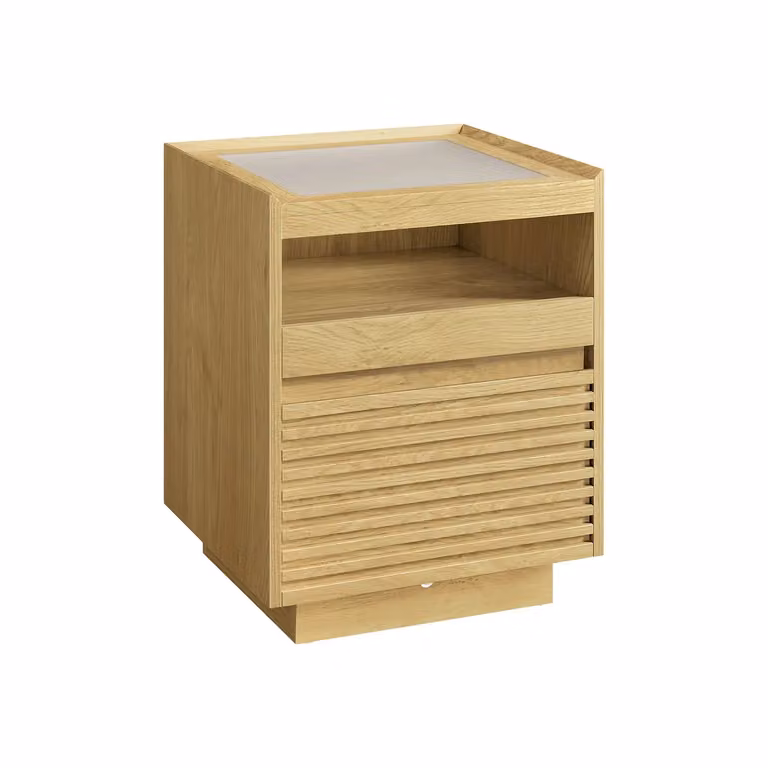 VASAGLE Comodino con Luce LED